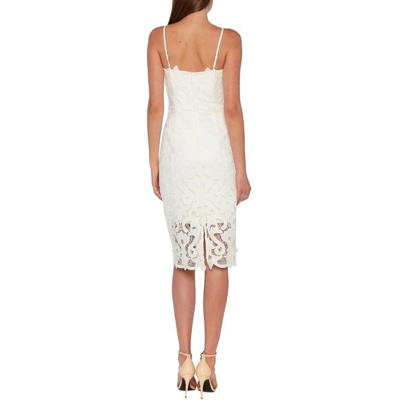 BARDOT Lina Lace Sheath Dress in Ivory - Picture 2 of 4